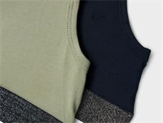 Name It seagrass glitter short tank top (2-pak)